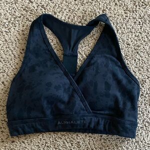 Alphalete surface wrap bra